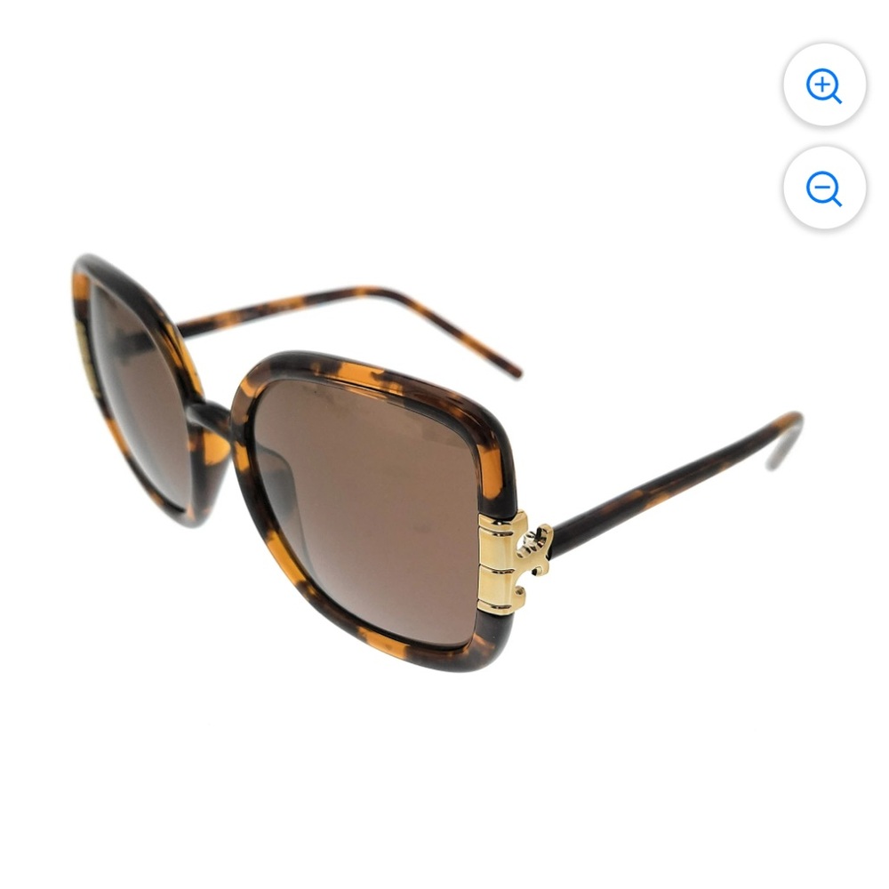 Tory Burch Tortoise Shell Square Sunglasses - image 3